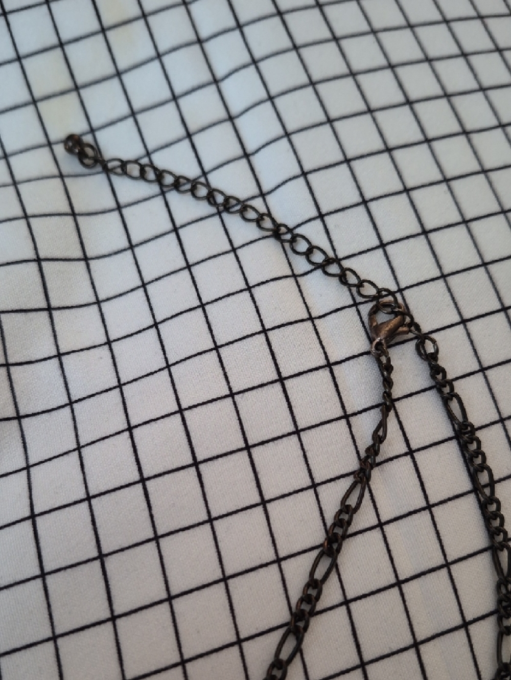 Vintage Handmade Black Beaded Scarab Pendant Necklace - Picture 4 of 8